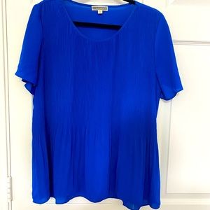 Royal Blue Blouse